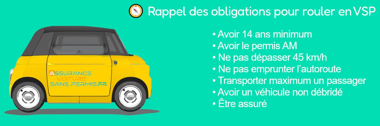 rappel des obligations pour rouler en vsp